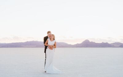 Bridals at the Salt Flats | Salt Lake Wedding