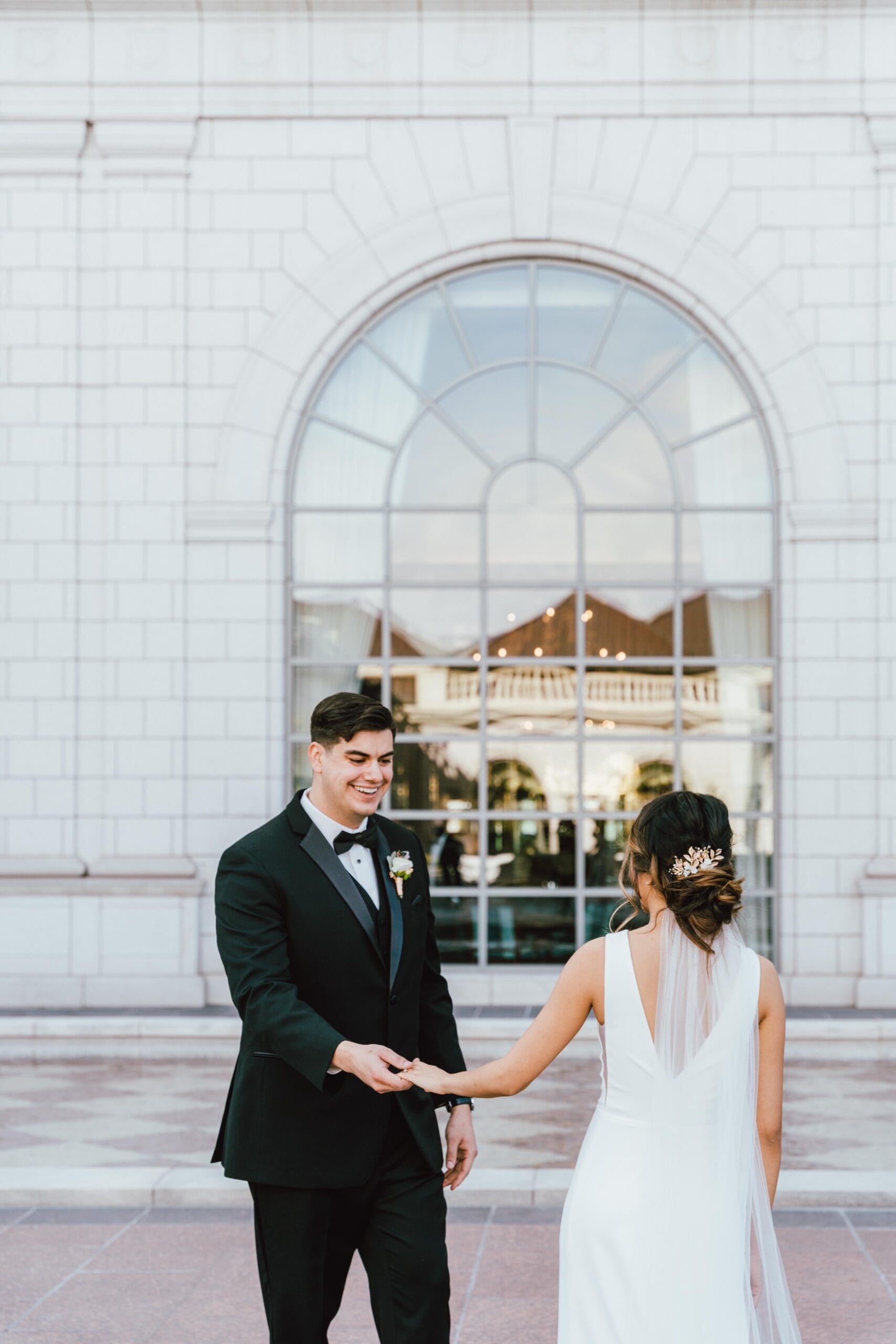 love brittny wedding at grand america hotel picture first look