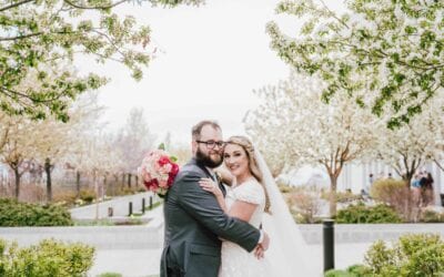 Ballgowns, Blossoms and Blush – A UTAH SPRING WEDDING!