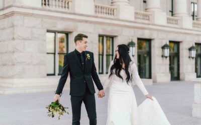 Bridal Photography at the Utah Capitol Building